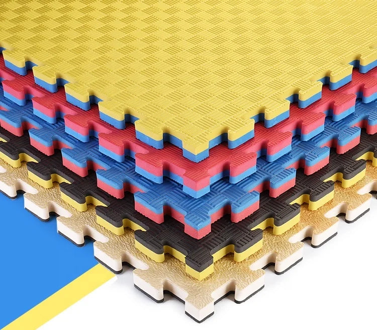 1x1m 2.5cm Thickness EVA Foam Mats Taekwondo Tatami Floor Puzzle Mats for Kids Soft Play and Physical Exercise Customizable