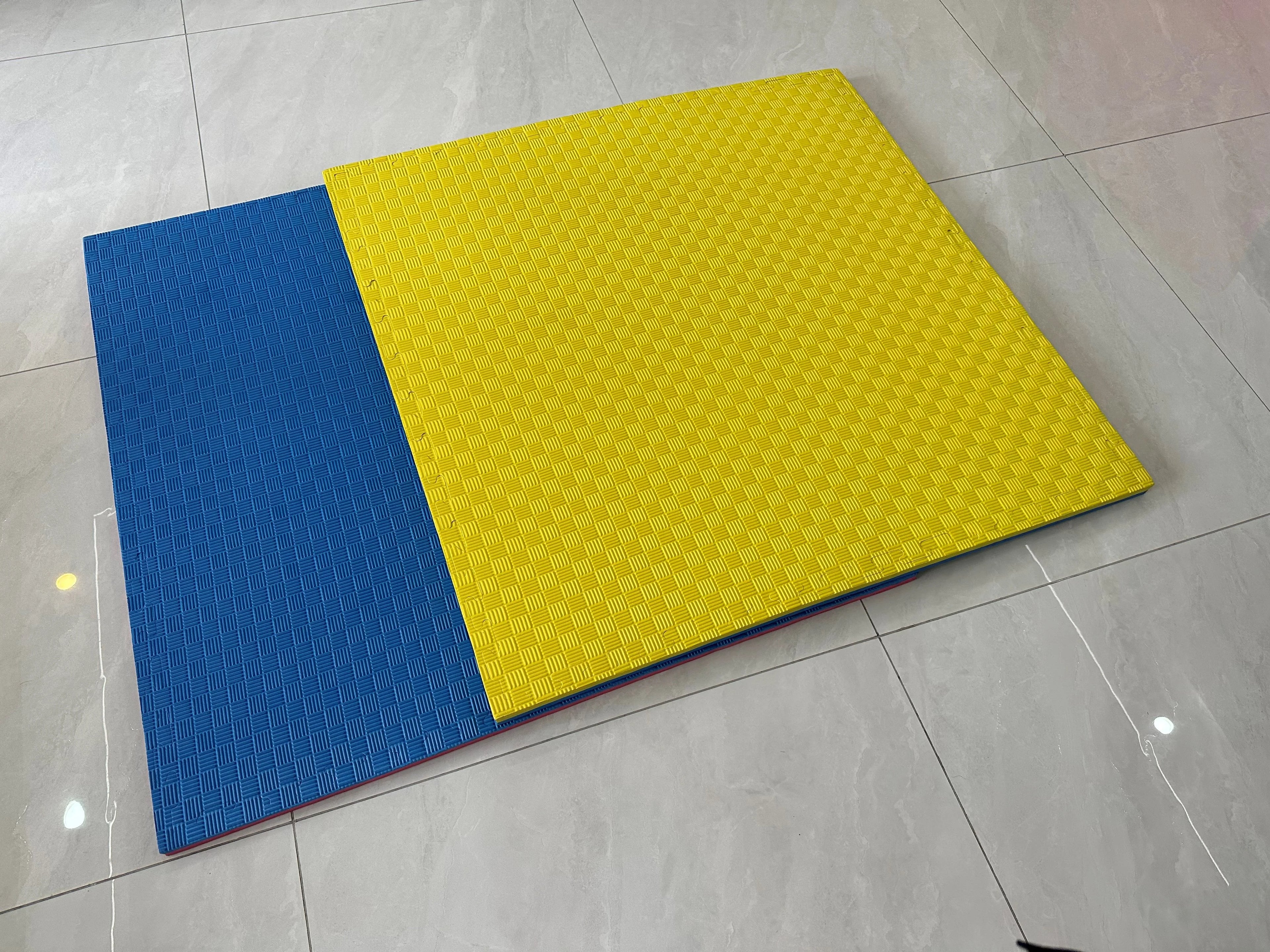 BJJ Karate Judo MMA Martial Arts Training Mats 40mm EVA Foam 1mx1m Customizable