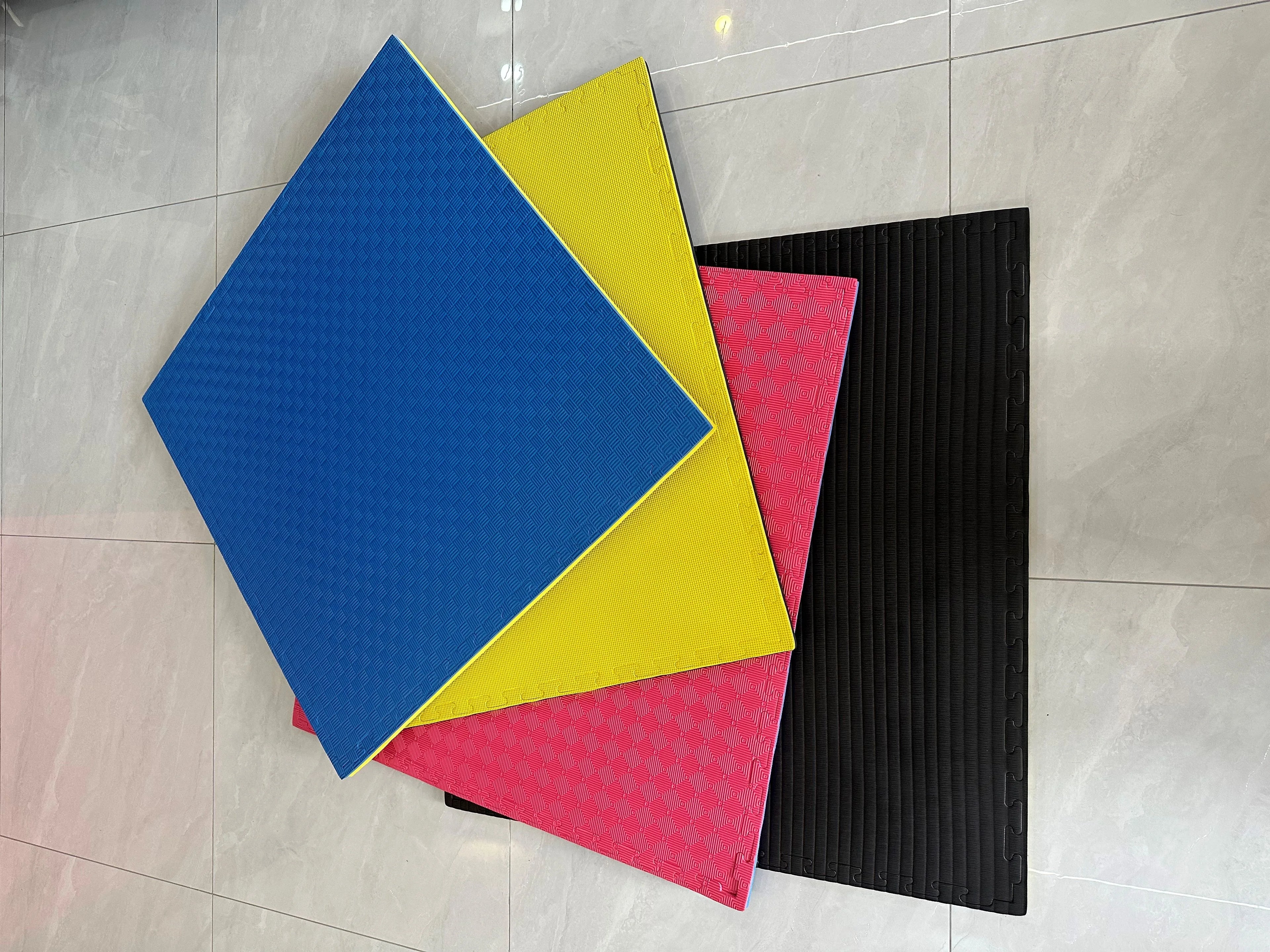 BJJ Karate Judo MMA Martial Arts Training Mats 40mm EVA Foam 1mx1m Customizable