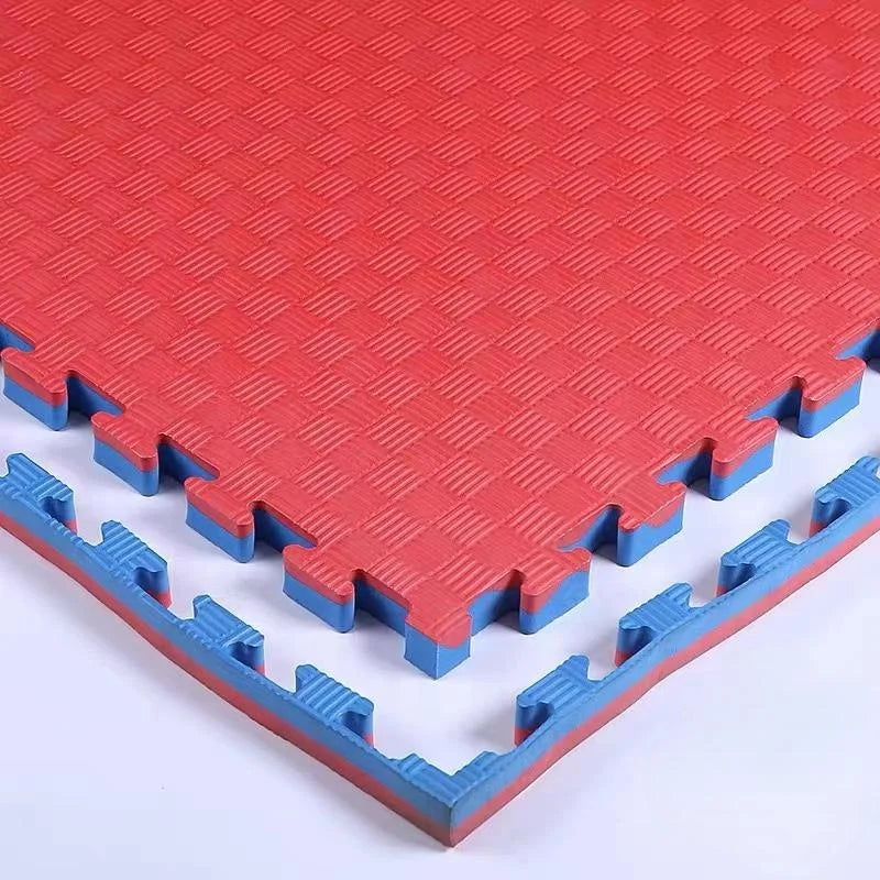 Tatami Puzzle Foam Mats 100x100cm 2/2.5/3/4cm Thick EVA Interlocking Gym Floor Mats Customizable