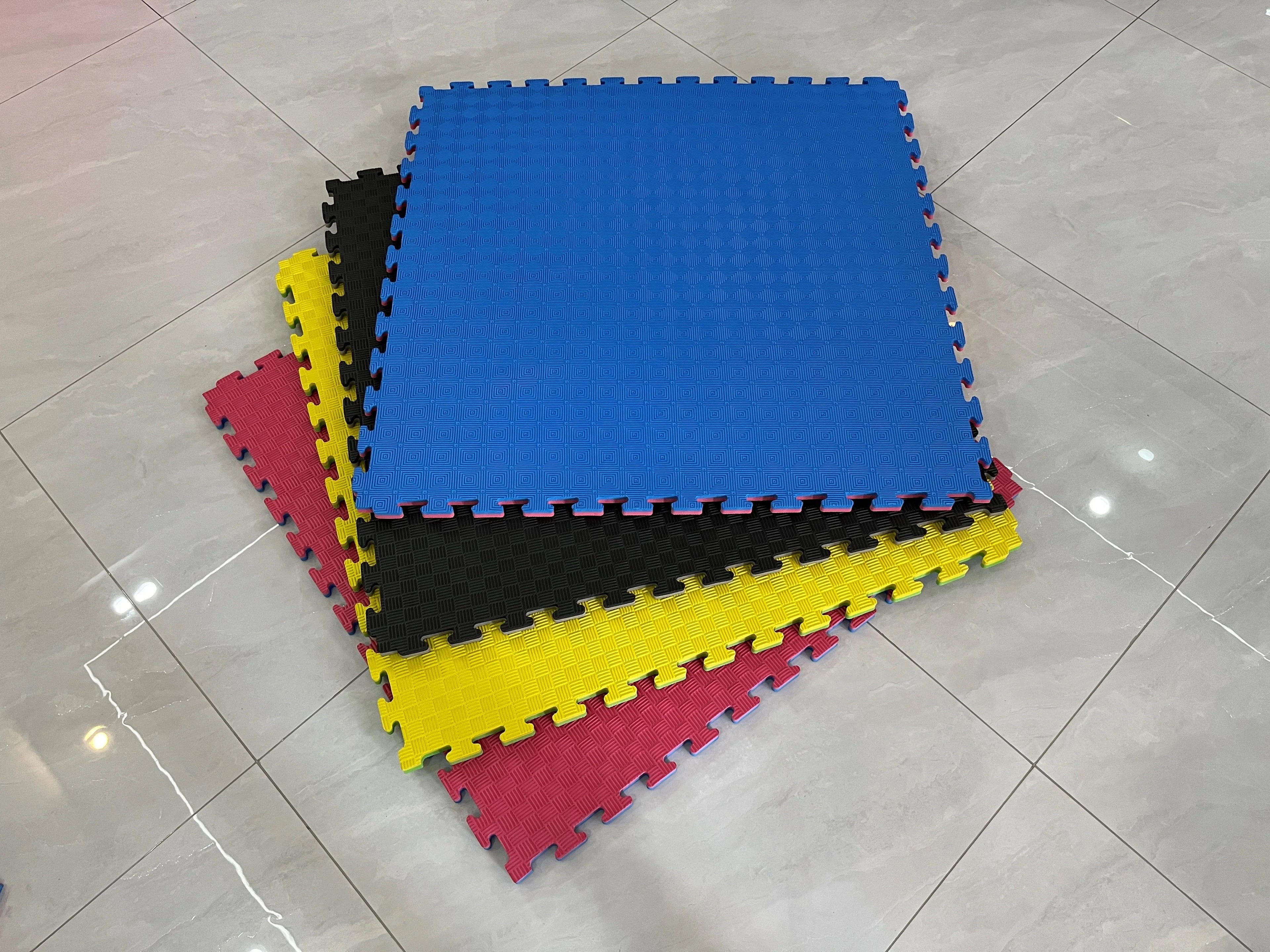 BJJ Karate Judo MMA Martial Arts Training Mats 40mm EVA Foam 1mx1m Customizable