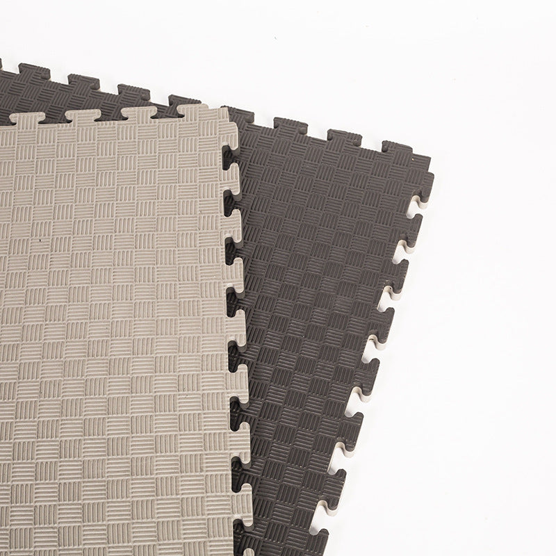 Dovetail Pattern EVA Foam Interlocking Tiles Gym Flooring Mat 1M×1M 5cm Exercise Puzzle Mat