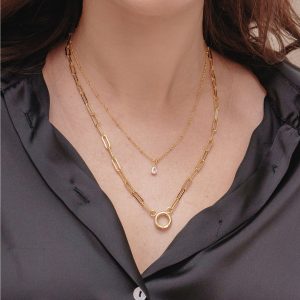 Linked Together Charm Necklace
